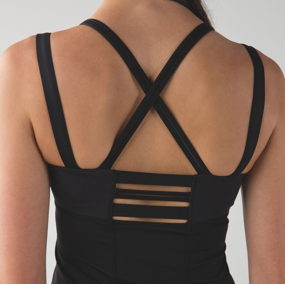 Lululemon Black Happy Strappy Tank
